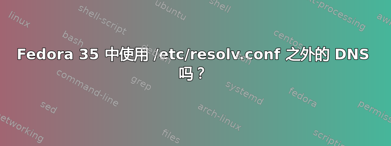 Fedora 35 中使用 /etc/resolv.conf 之外的 DNS 吗？