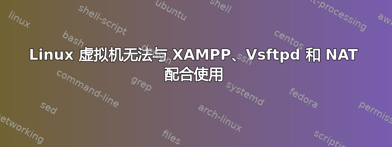 Linux 虚拟机无法与 XAMPP、Vsftpd 和 NAT 配合使用