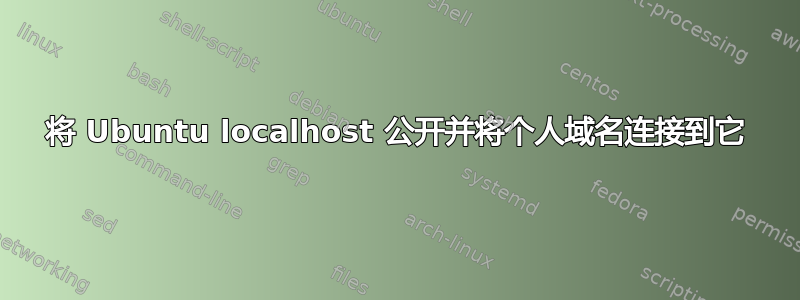 将 Ubuntu localhost 公开并将个人域名连接到它