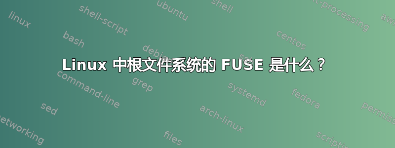 Linux 中根文件系统的 FUSE 是什么？