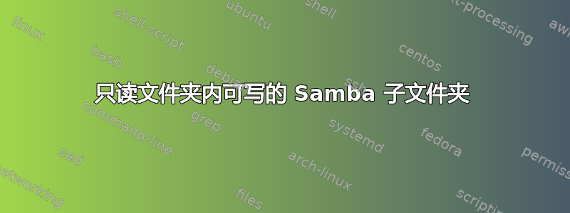 只读文件夹内可写的 Samba 子文件夹