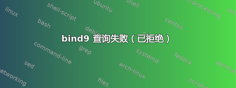 bind9 查询失败（已拒绝）