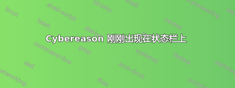 Cyber​​eason 刚刚出现在状态栏上