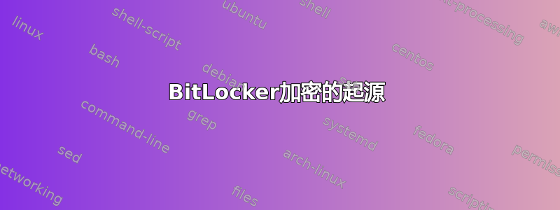 BitLocker加密的起源