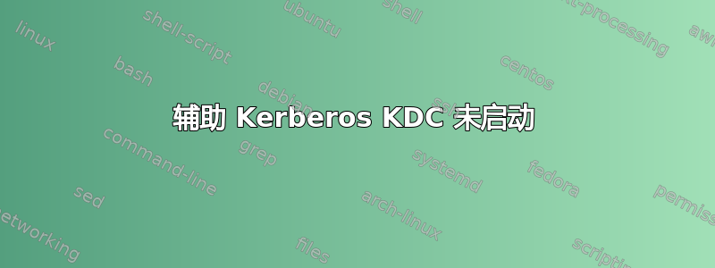 辅助 Kerberos KDC 未启动