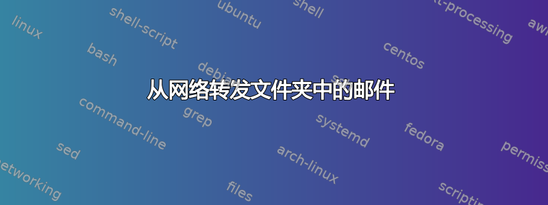 从网络转发文件夹中的邮件