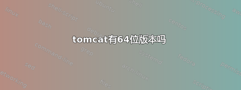 tomcat有64位版本吗