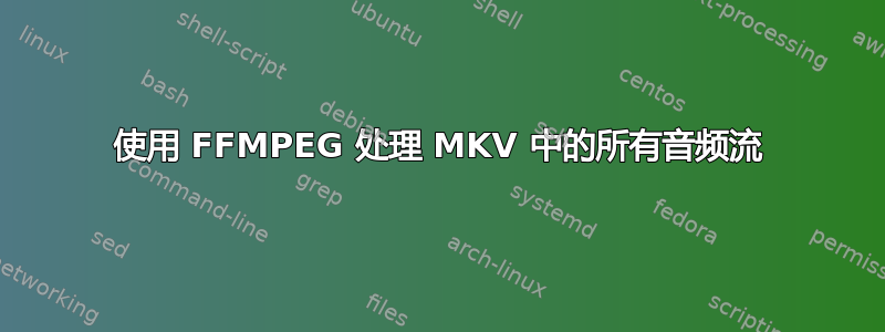 使用 FFMPEG 处理 MKV 中的所有音频流