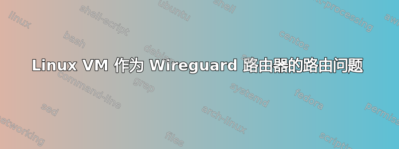 Linux VM 作为 Wireguard 路由器的路由问题