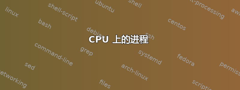 CPU 上的进程