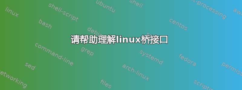 请帮助理解linux桥接口