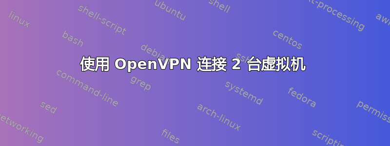 使用 OpenVPN 连接 2 台虚拟机