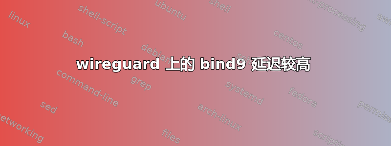 wireguard 上的 bind9 延迟较高