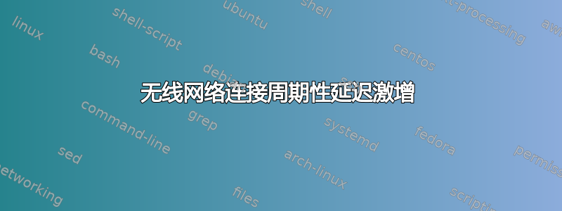 无线网络连接周期性延迟激增