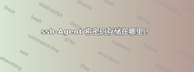 ssh-Agent 将密码存储在哪里？