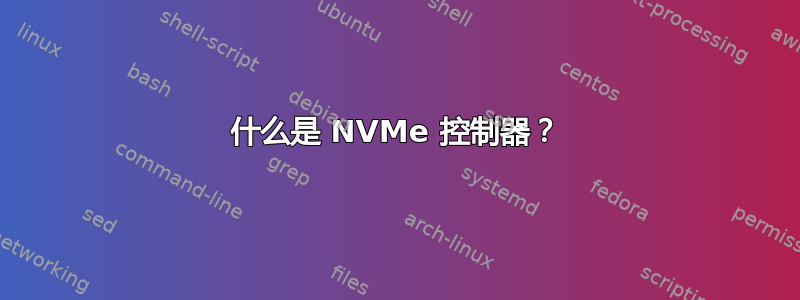 什么是 NVMe 控制器？