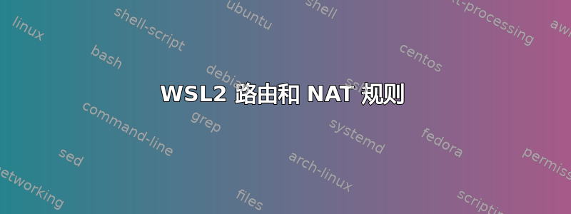 WSL2 路由和 NAT 规则