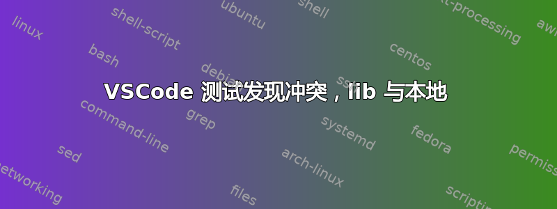 VSCode 测试发现冲突，lib 与本地