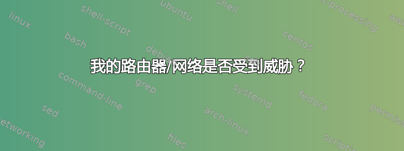 我的路由器/网络是否受到威胁？