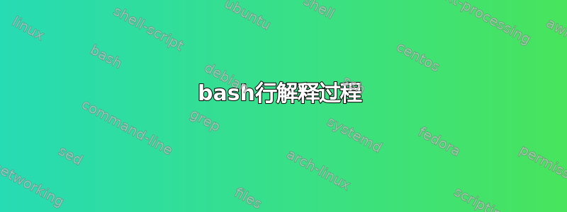 bash行解释过程