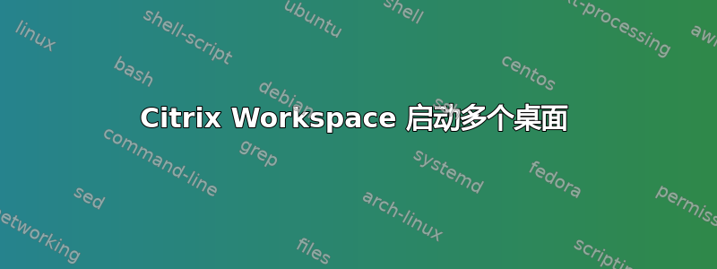 Citrix Workspace 启动多个桌面