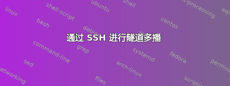 通过 SSH 进行隧道多播