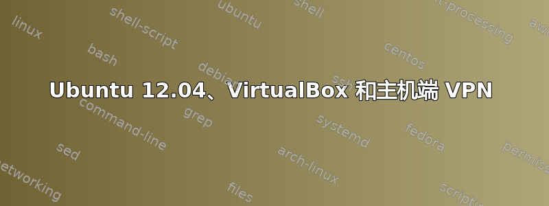 Ubuntu 12.04、VirtualBox 和主机端 VPN