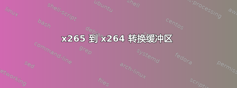 x265 到 x264 转换缓冲区