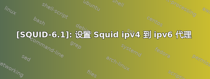 [SQUID-6.1]: 设置 Squid ipv4 到 ipv6 代理