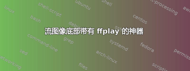 流图像底部带有 ffplay 的神器