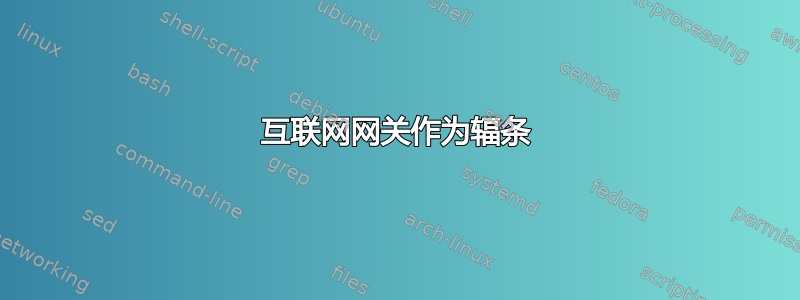 互联网网关作为辐条