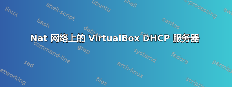 Nat 网络上的 VirtualBox DHCP 服务器