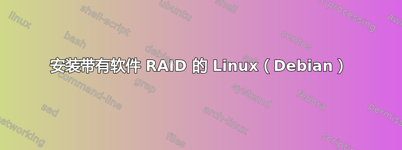 安装带有软件 RAID 的 Linux（Debian）