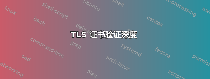 TLS 证书验证深度