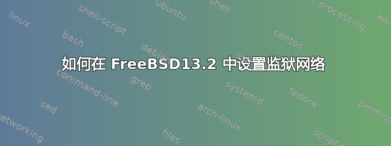 如何在 FreeBSD13.2 中设置监狱网络