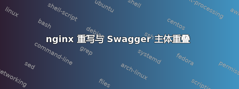 nginx 重写与 Swagger 主体重叠