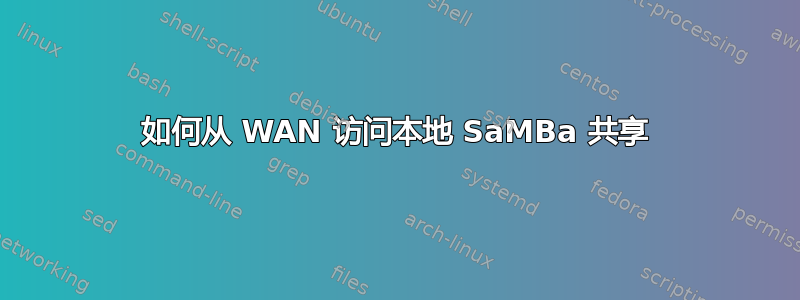 如何从 WAN 访问本地 SaMBa 共享