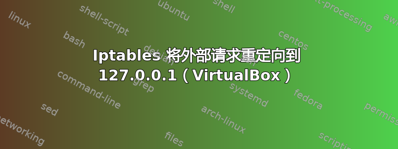 Iptables 将外部请求重定向到 127.0.0.1（VirtualBox）