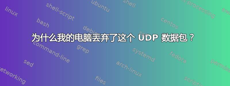 为什么我的电脑丢弃了这个 UDP 数据包？