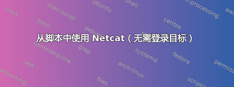 从脚本中使用 Netcat（无需登录目标）