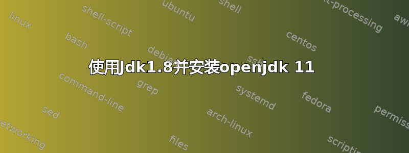 使用Jdk1.8并安装openjdk 11