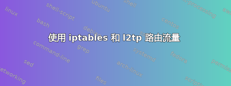 使用 iptables 和 l2tp 路由流量