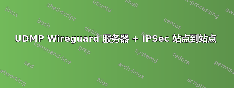 UDMP Wireguard 服务器 + IPSec 站点到站点