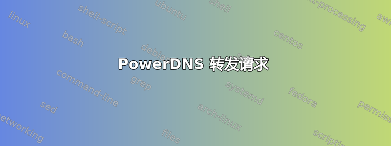 PowerDNS 转发请求