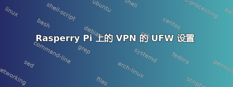 Rasperry Pi 上的 VPN 的 UFW 设置