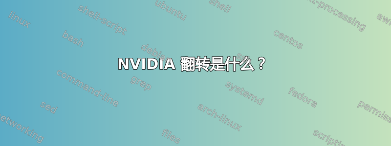 NVIDIA 翻转是什么？