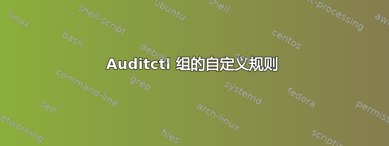 Auditctl 组的自定义规则