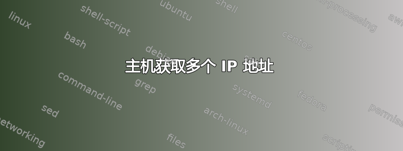 主机获取多个 IP 地址