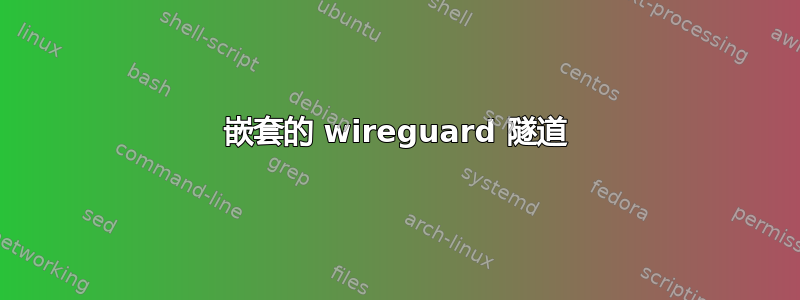 嵌套的 wireguard 隧道