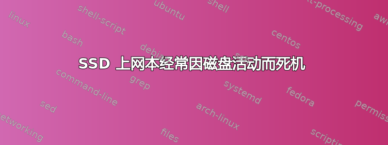 SSD 上网本经常因磁盘活动而死机